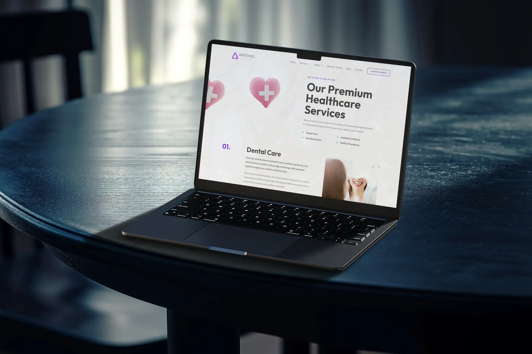 Artemis Clinics — AI-Powered Health Tourism Platform - System architecture