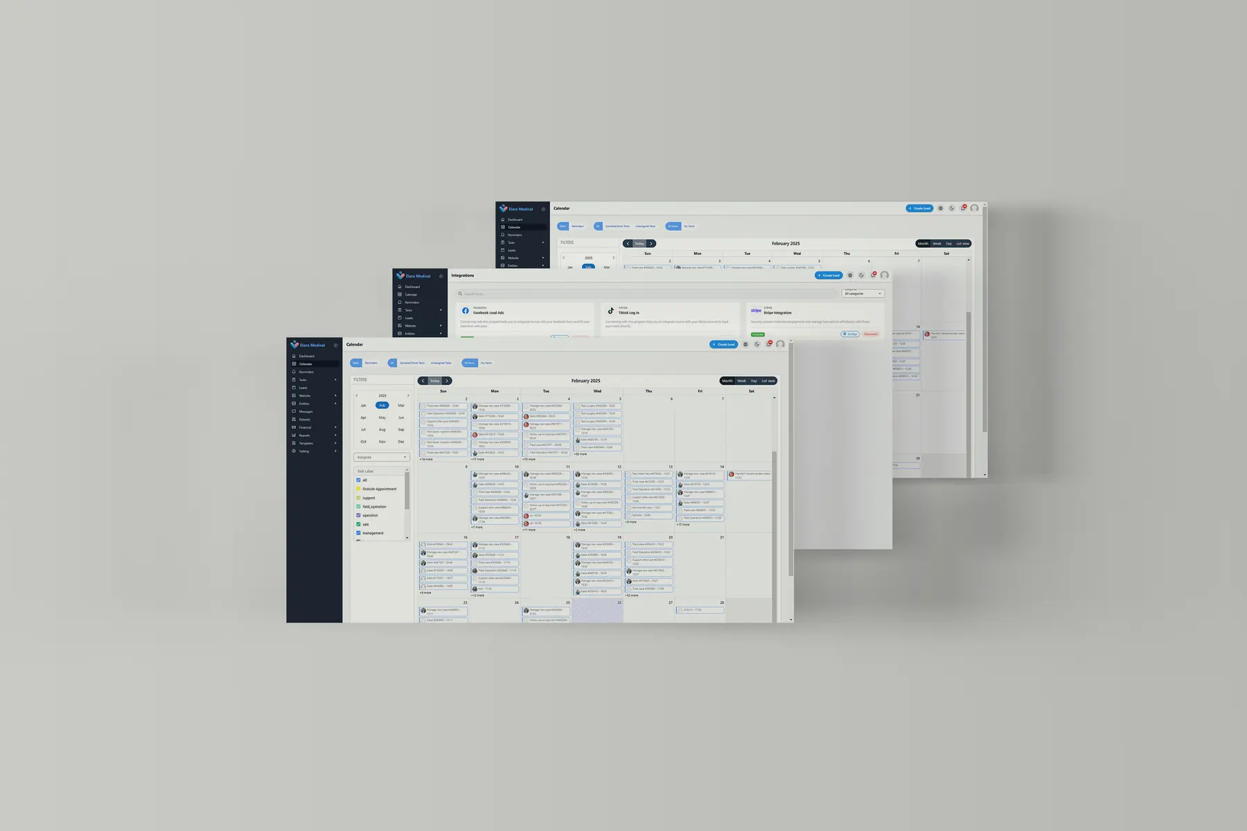 Elara Medical — Brand Identity & UX Design - Experience flow