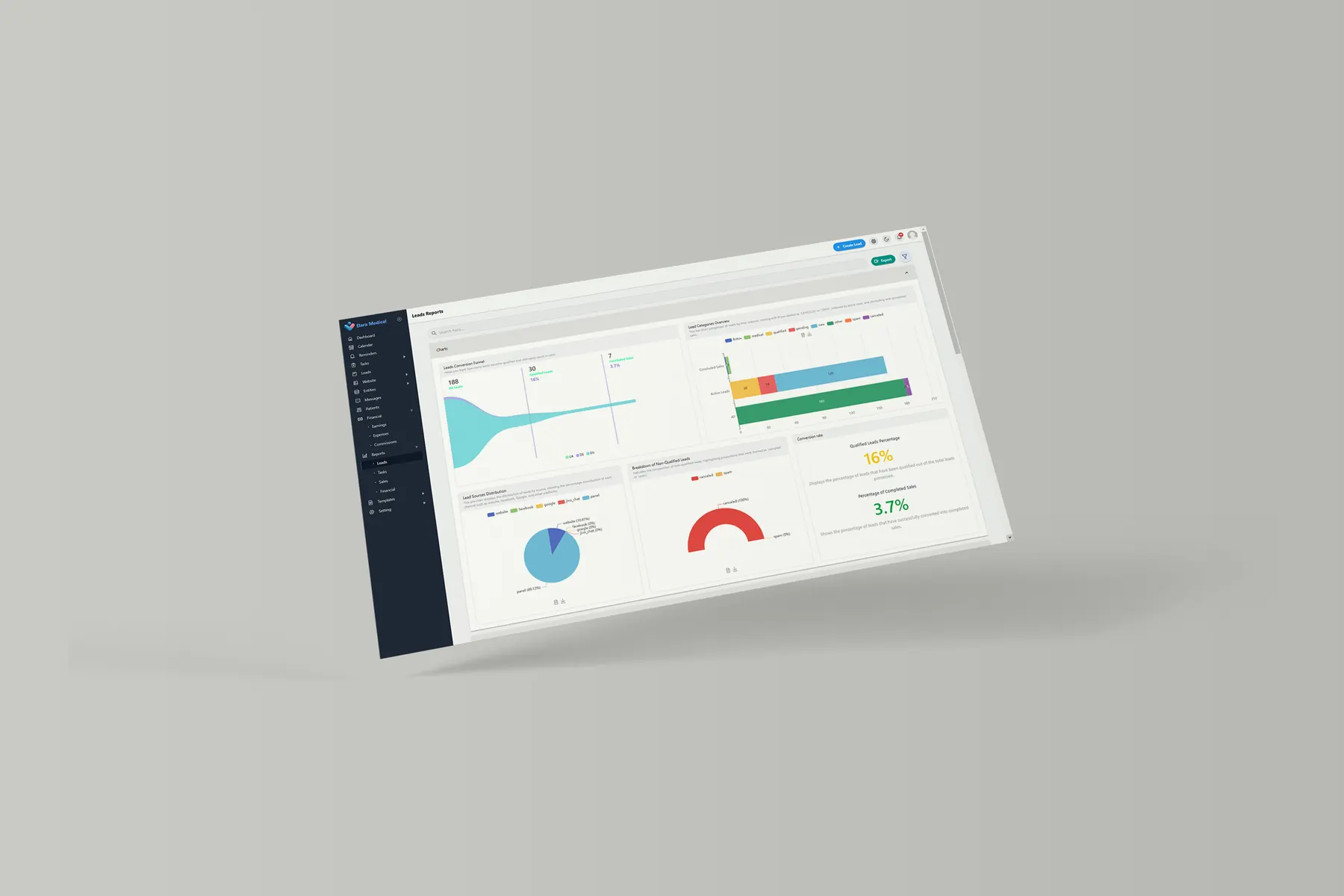 Elara Medical — Brand Identity & UX Design - Trust and edge states