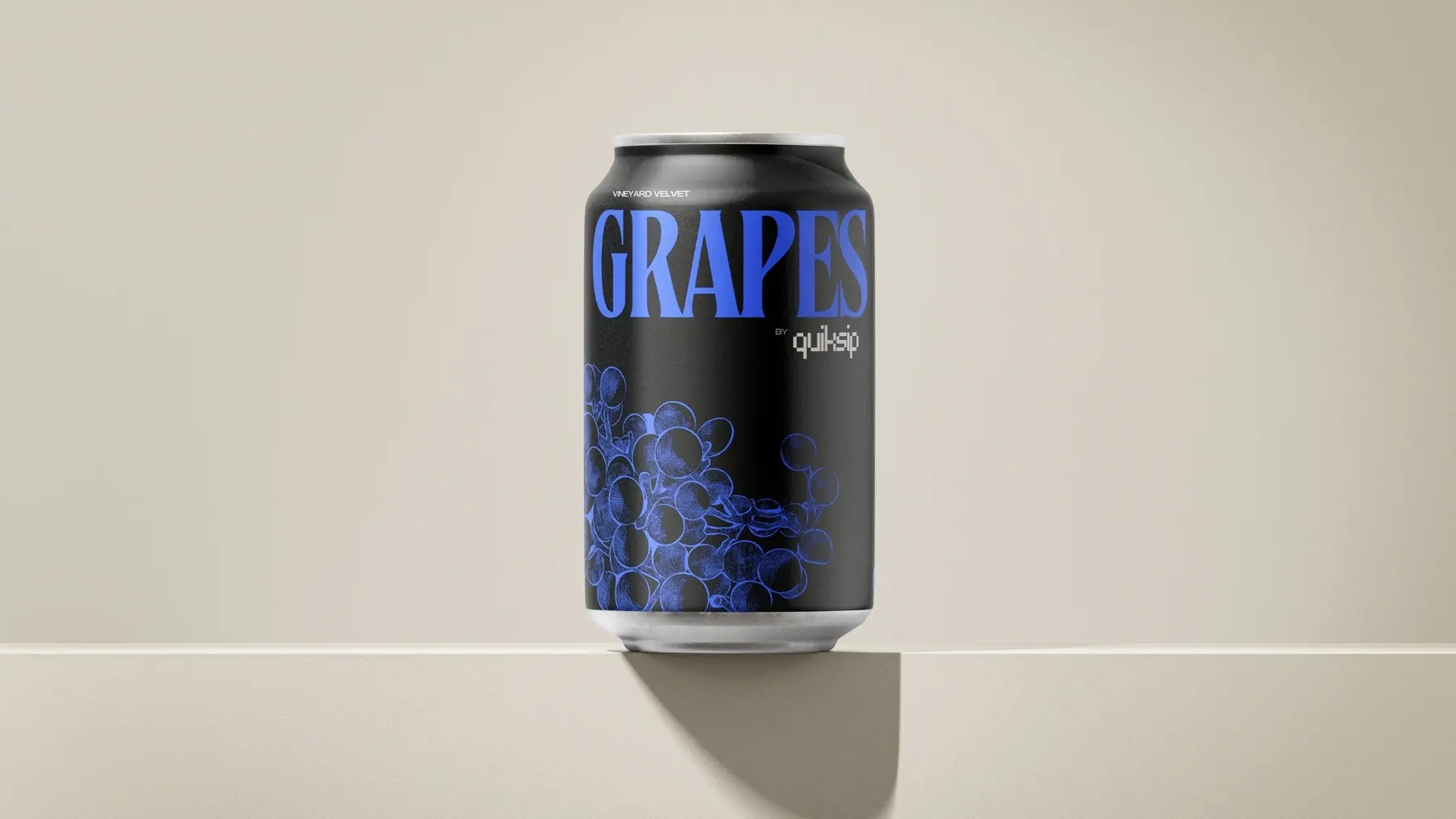 Quiksip — Brand Identity & Packaging - Primary product surface